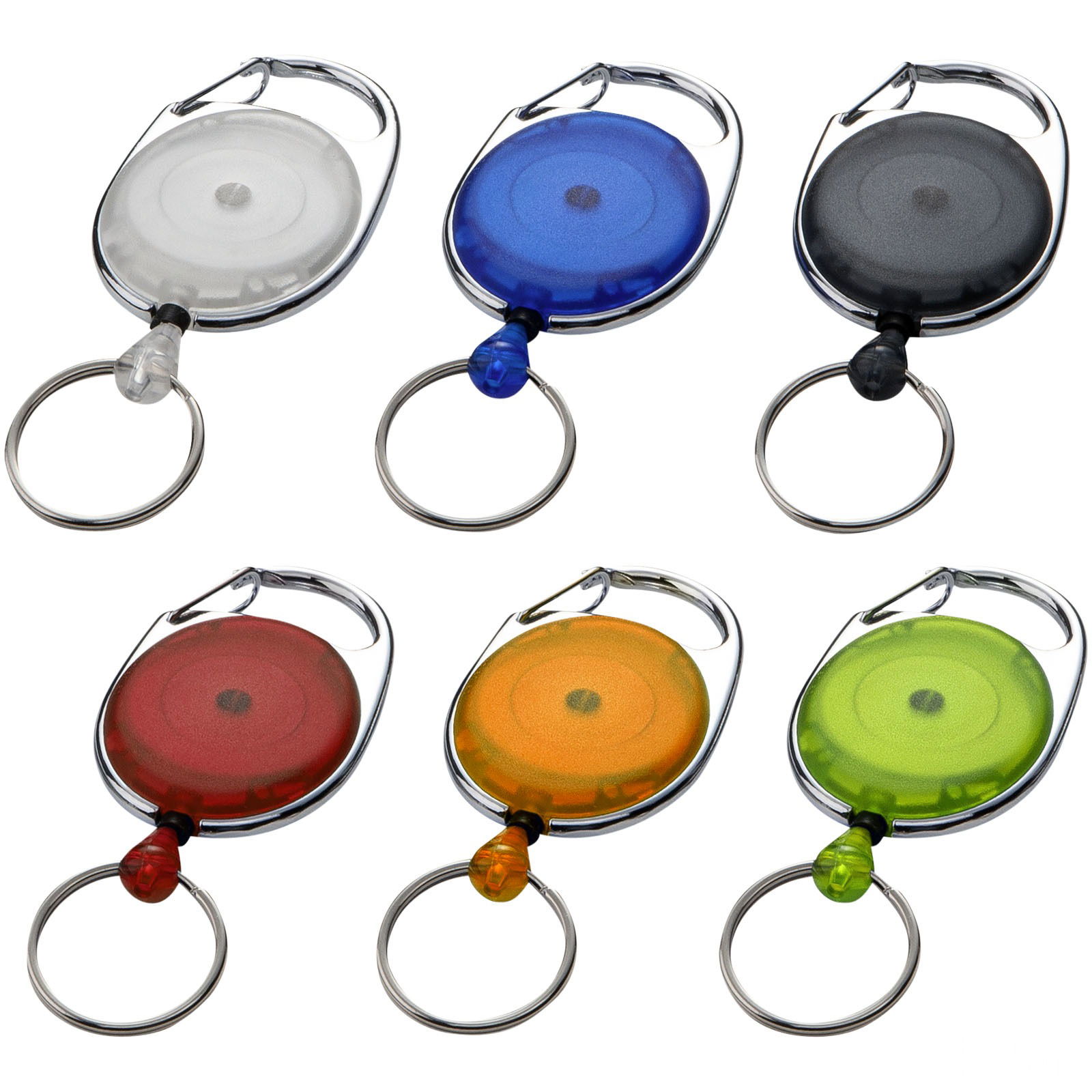 Gerlos Retractable Badge Holder with Keyring