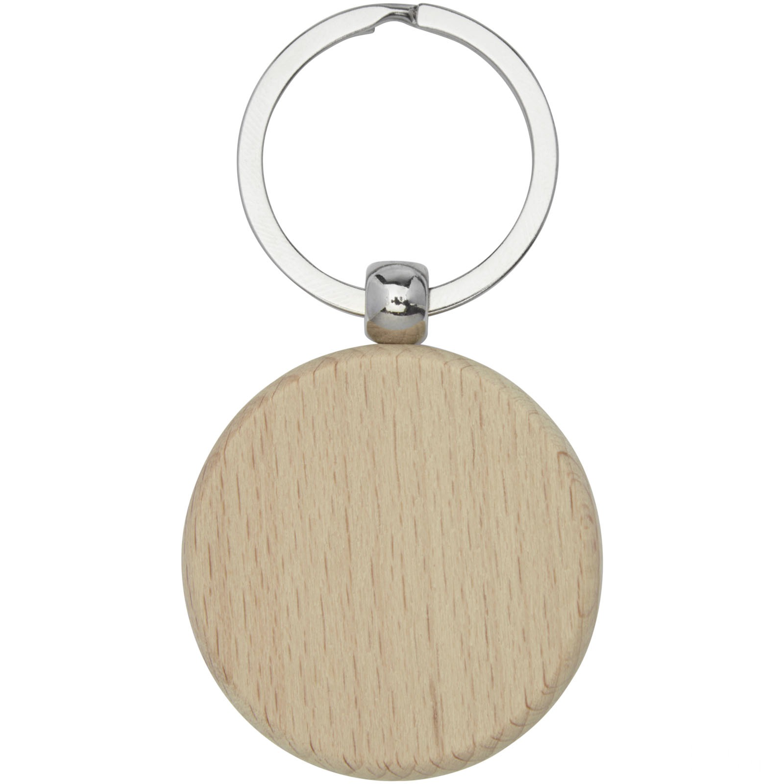 Giovanni Round Beechwood Keychain