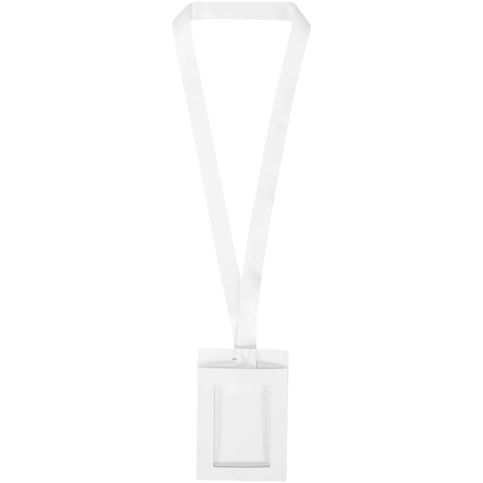 Cord RPET lanyard with paper badge