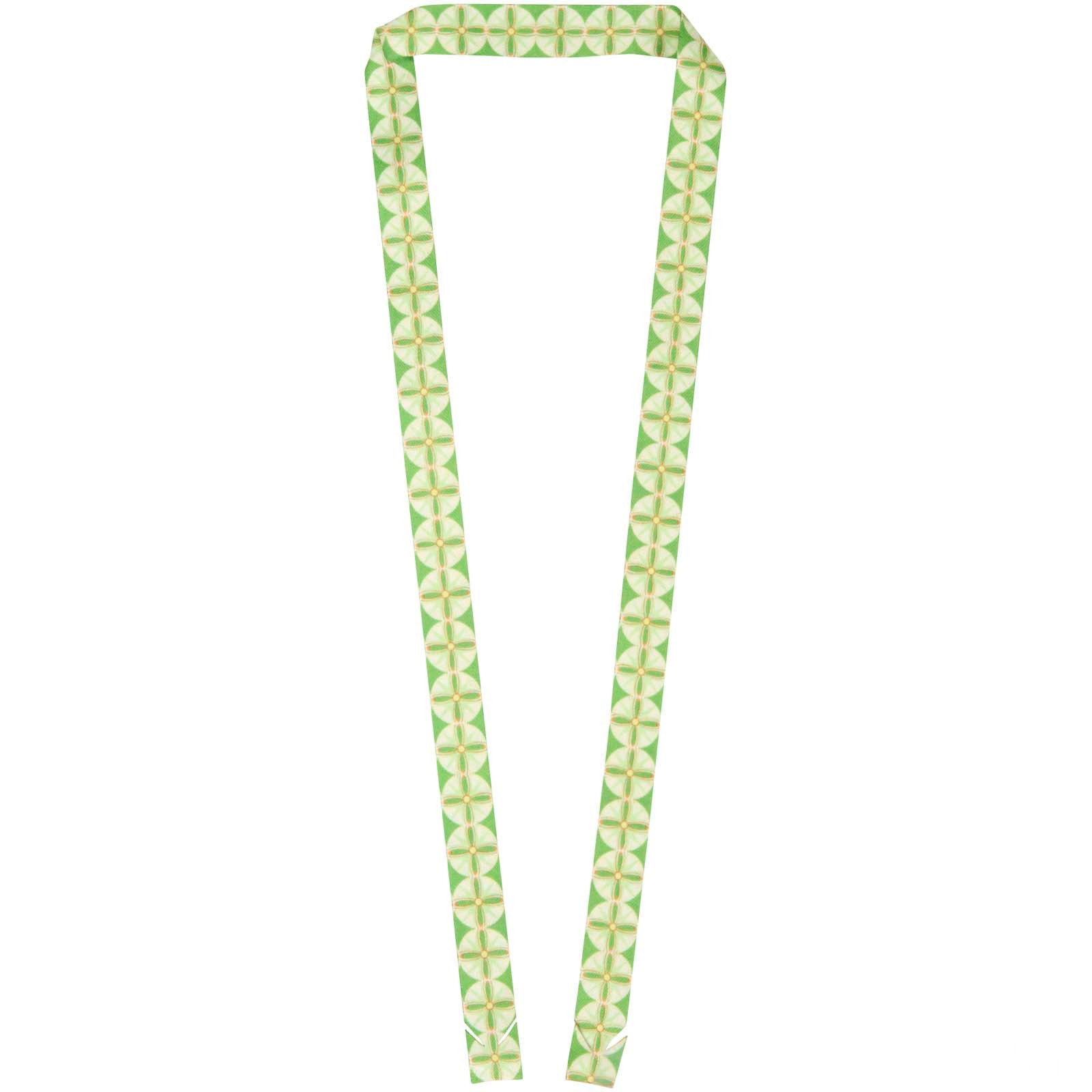 Cord RPET lanyard with paper badge