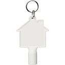 Maximilian house-shaped recycled utility key keychain - image 2