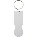 Rhea Recycled Aluminum Trolley Token Keyring - image 2