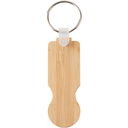 Ronan Bamboo Shopping Trolley Keyring - image 2