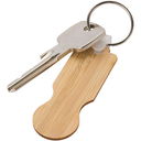 Ronan Bamboo Shopping Trolley Keyring - image 1