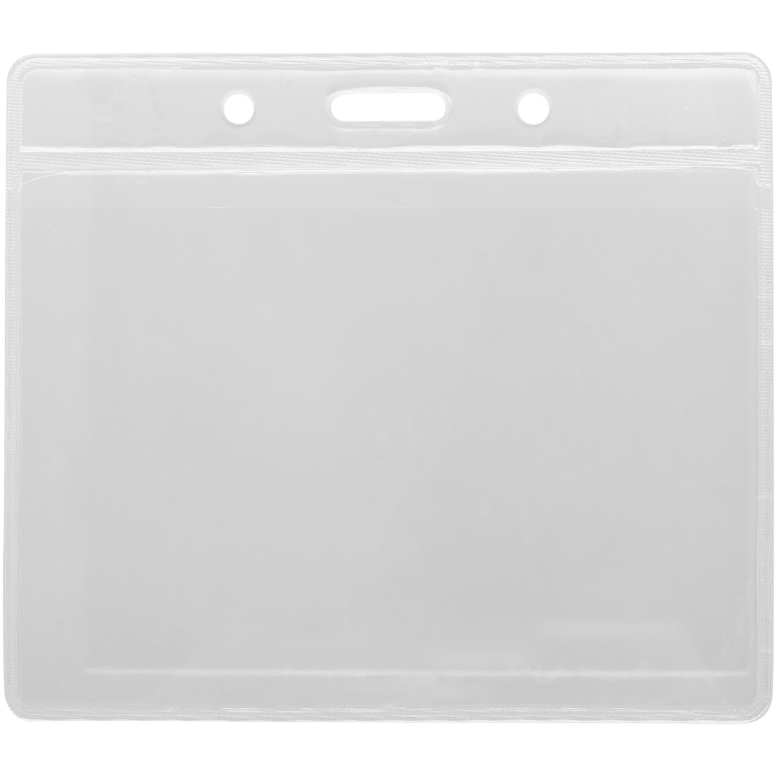 Serge transparent namnbricka