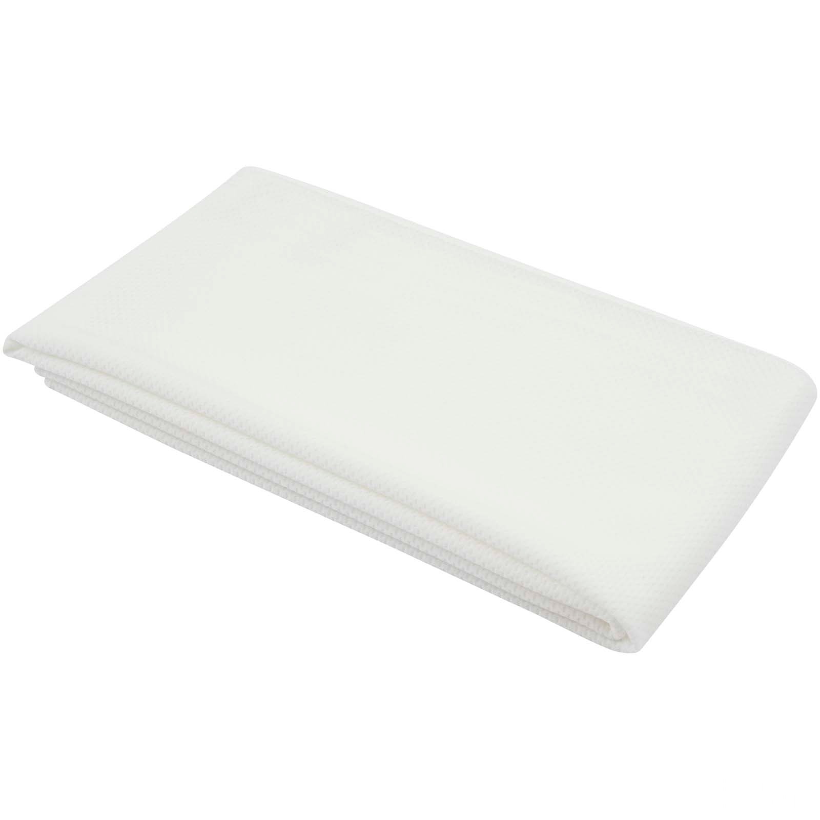 Althea sporthandduk 50 x 100 cm - Vit med tryck