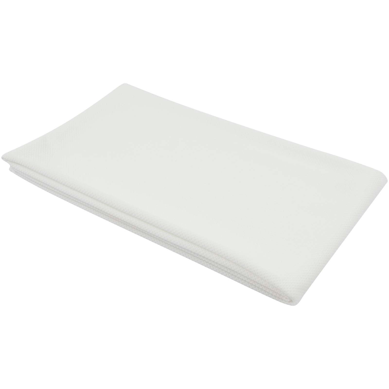 Althea sporthandduk 70 x 140 cm - Vit med tryck