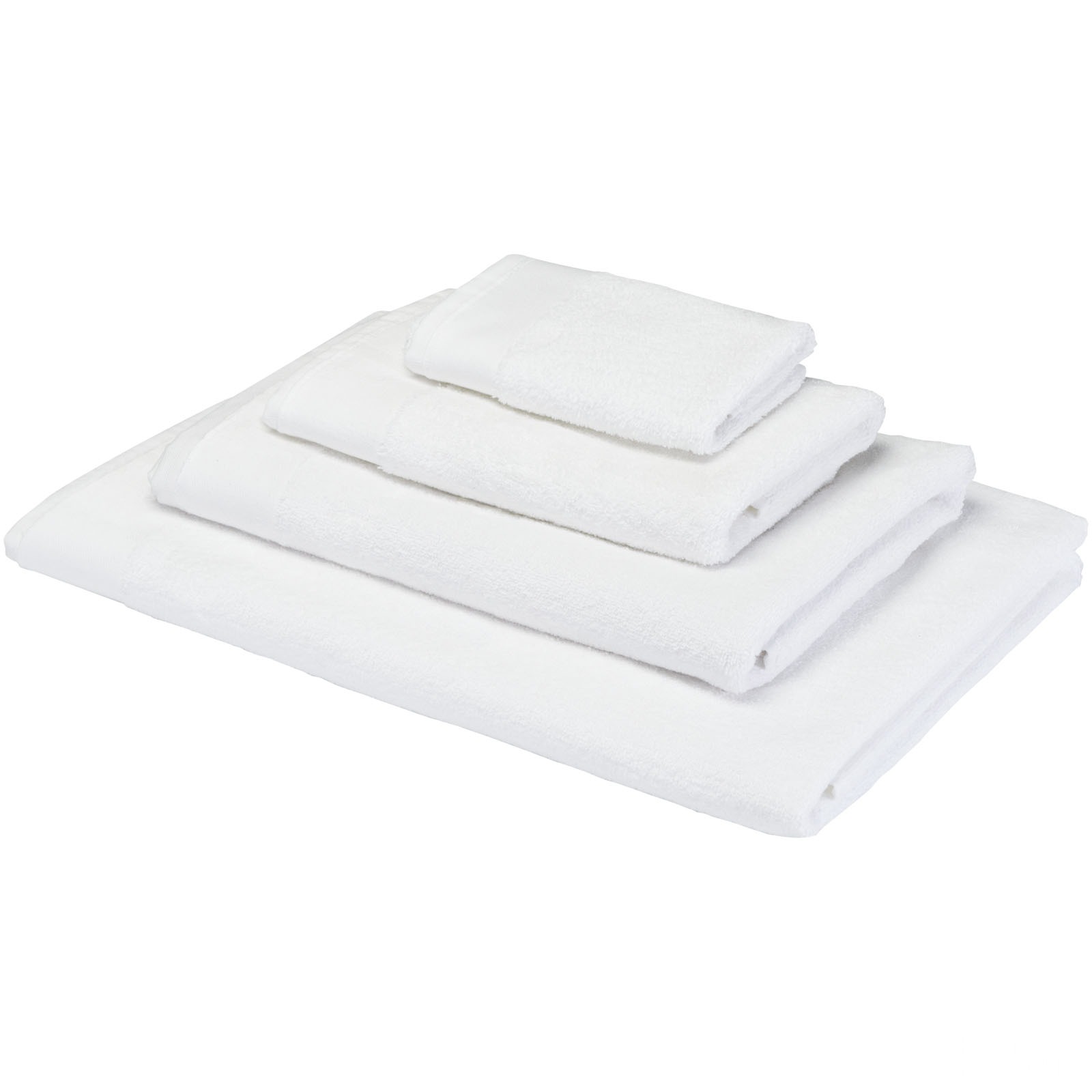 Chloe håndkle av 550 g/m² bomull, 30 x 50 cm med logo