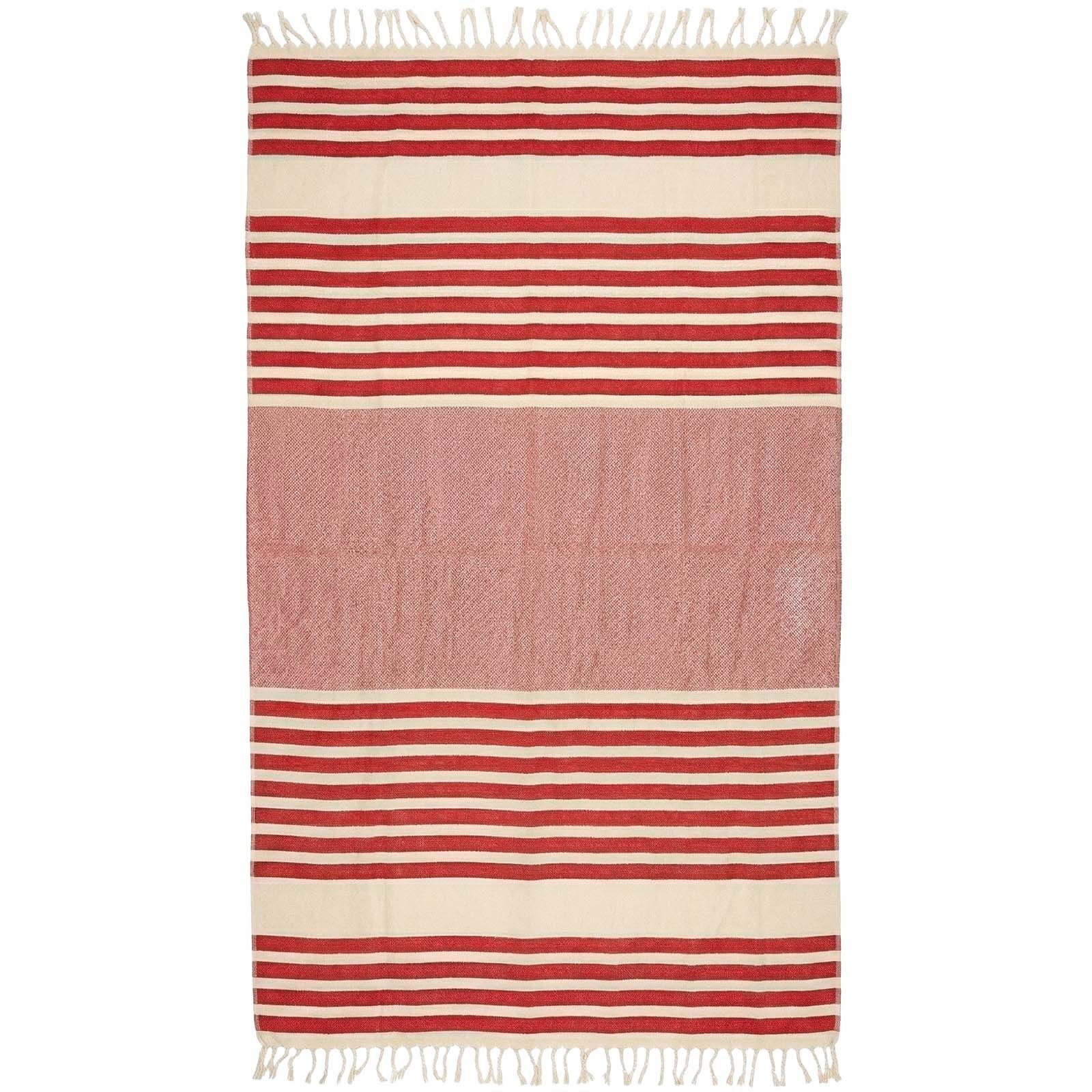 Citizen Green Azov 270 g/m² fouta-håndkle - Röd, forside