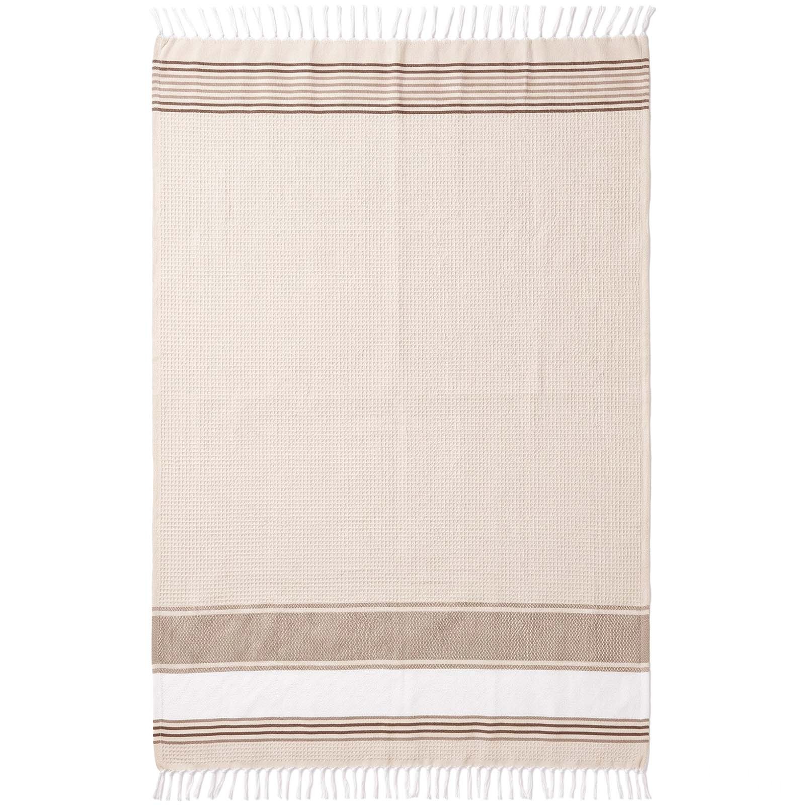 Citizen Green Marina fouta-håndkle 100 x 170 cm - Beige, forside