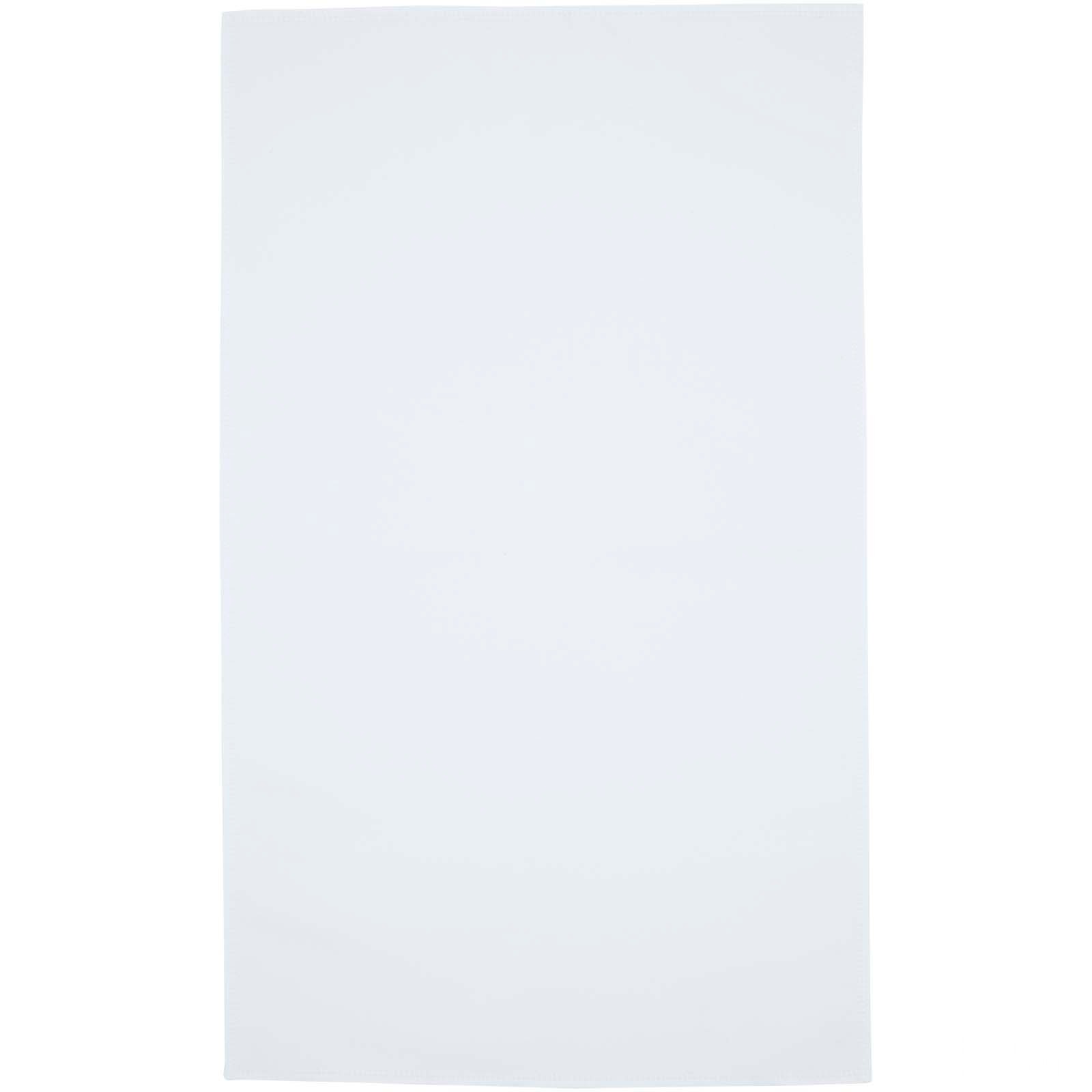 Juni lettvektshåndkle av RPET for sublimering, 30 x 50 cm - Vit, forside