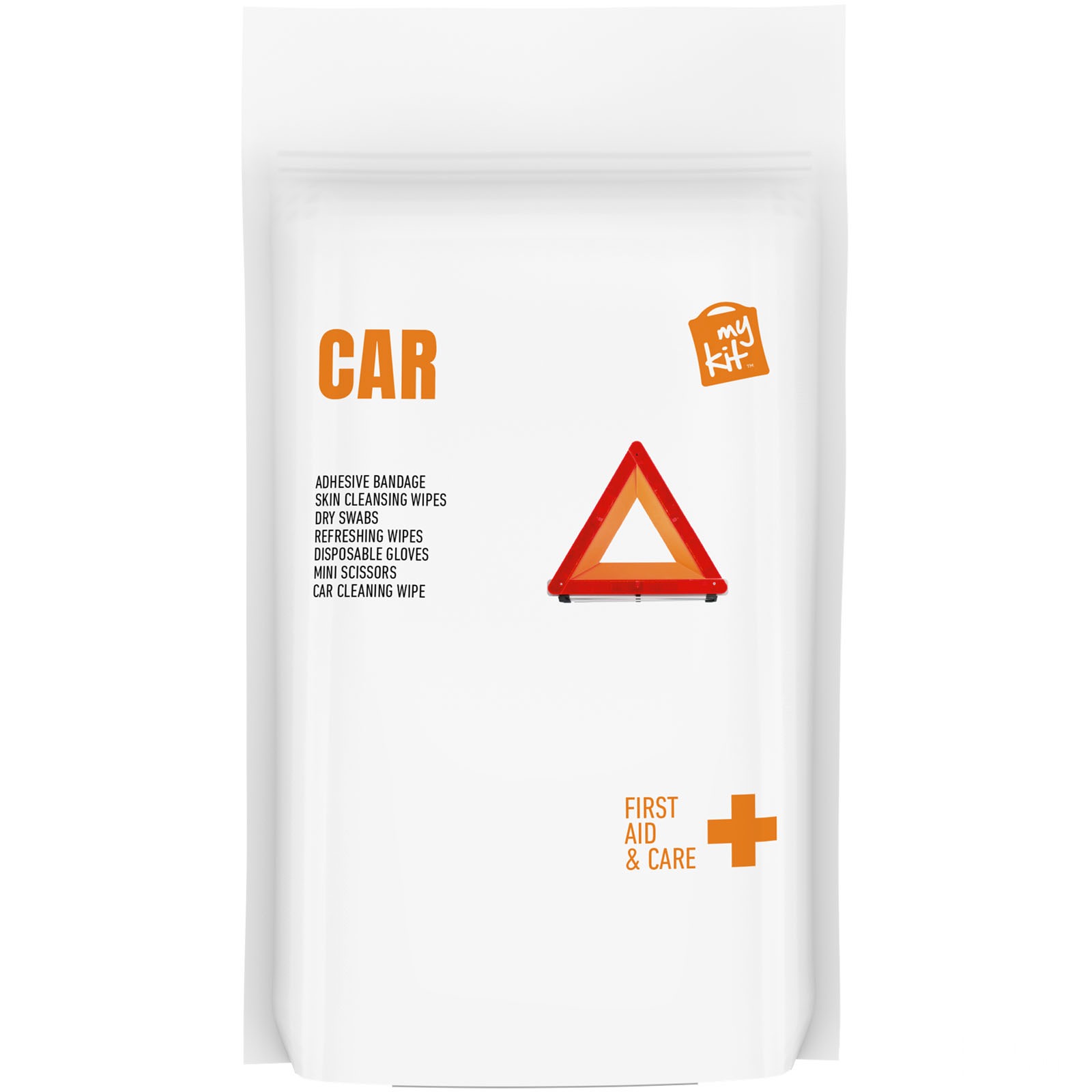 MyKit Car med papirpose - Vit, forside