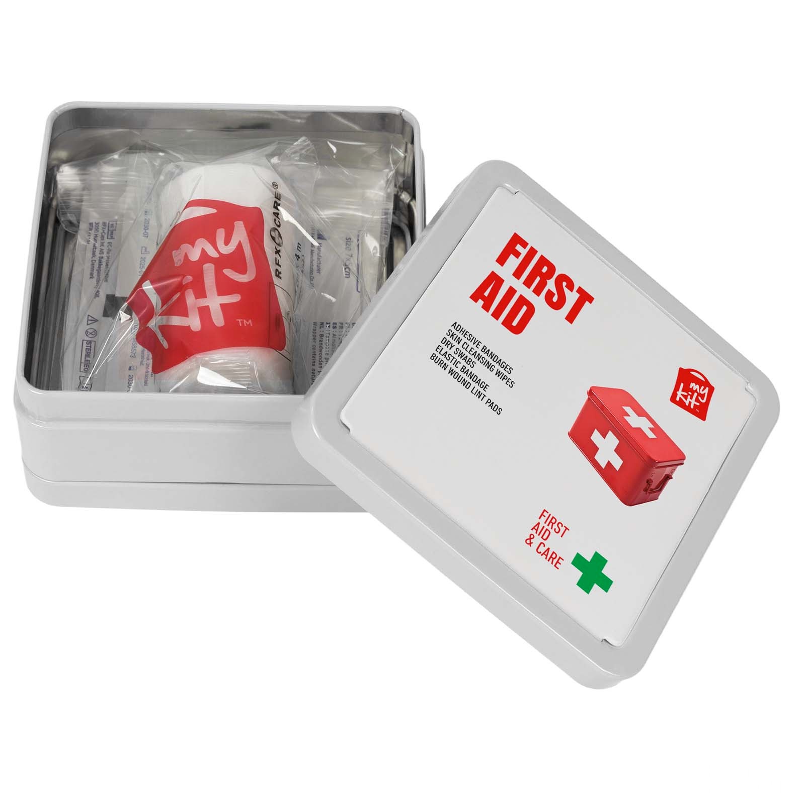 MyKit first aid kit in tin box