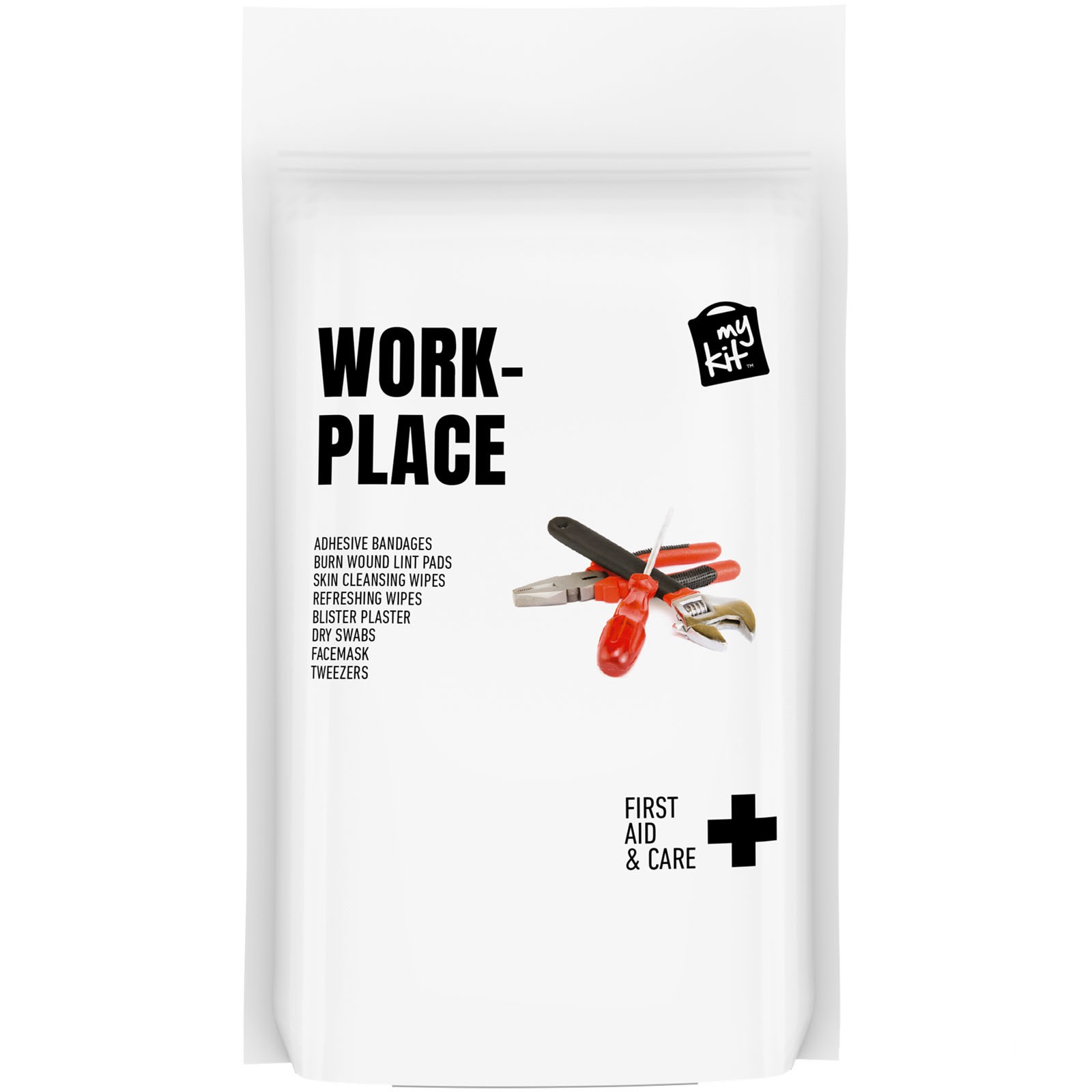 MyKit Workplace med papirpose - Vit, forside