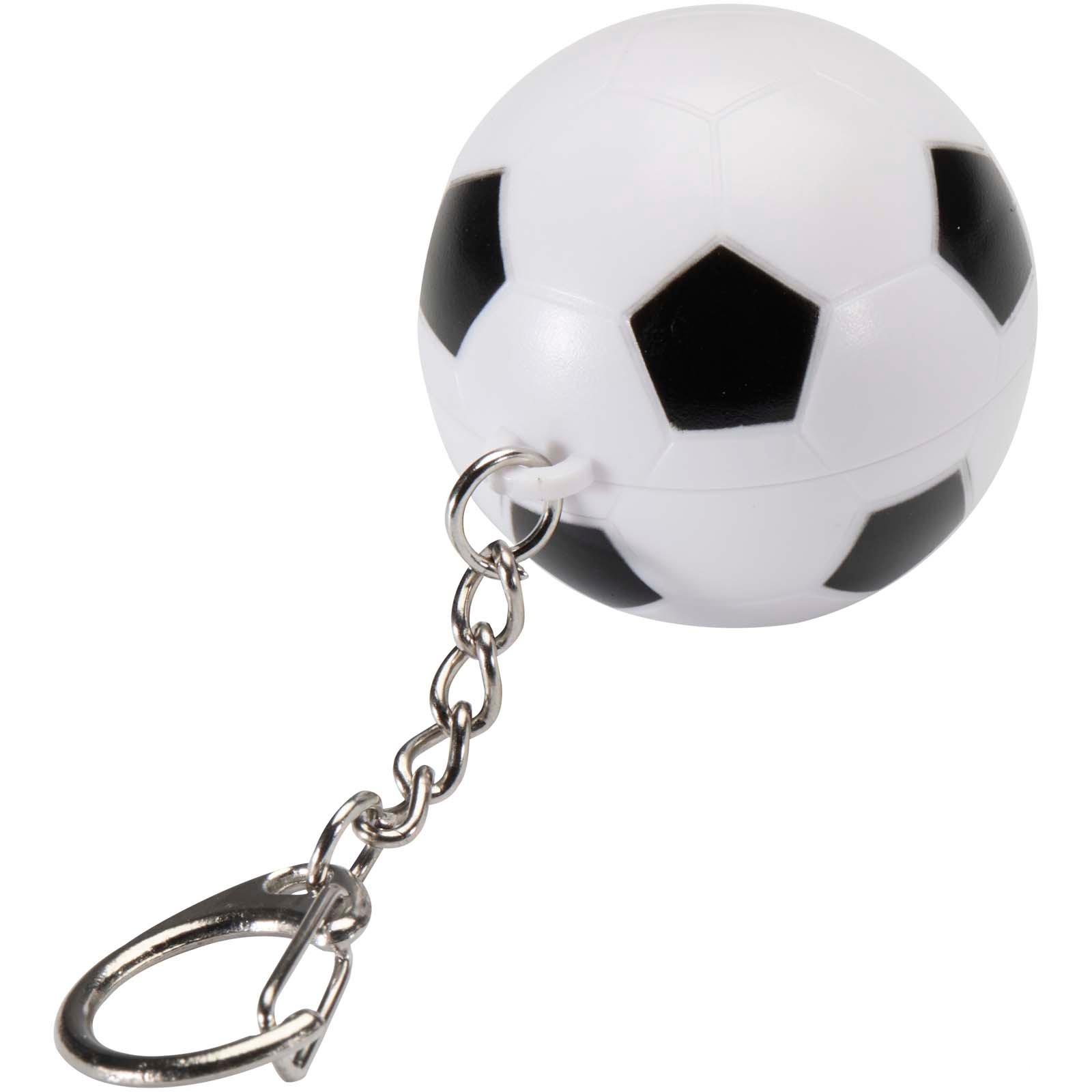 Rami fotbollsformat läppbalsam med vanilj och SPF 15 med nyckelring