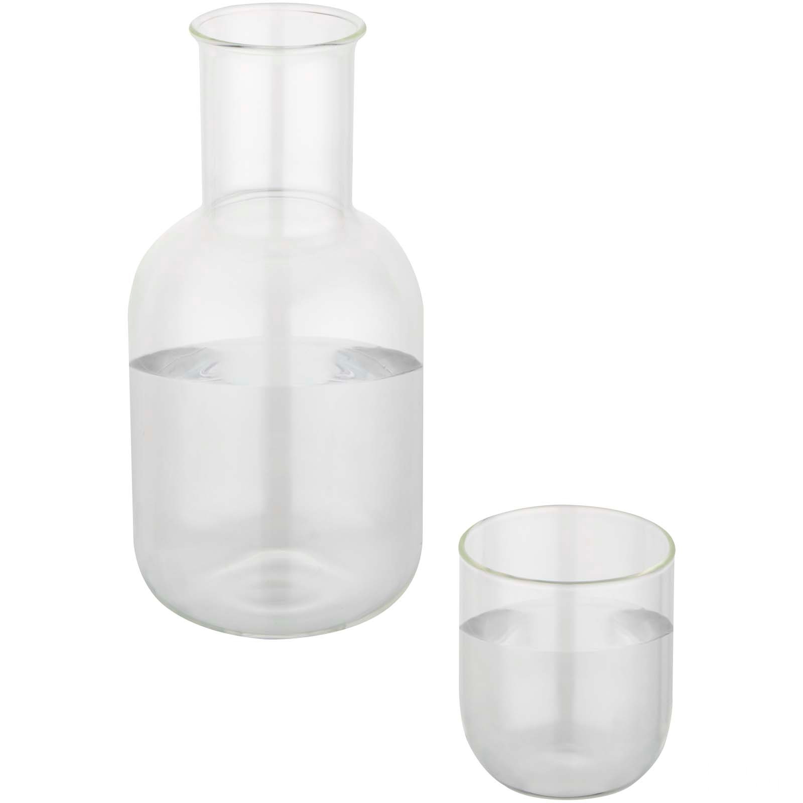 Amelie set med glaskaraff och kopp med matt finish