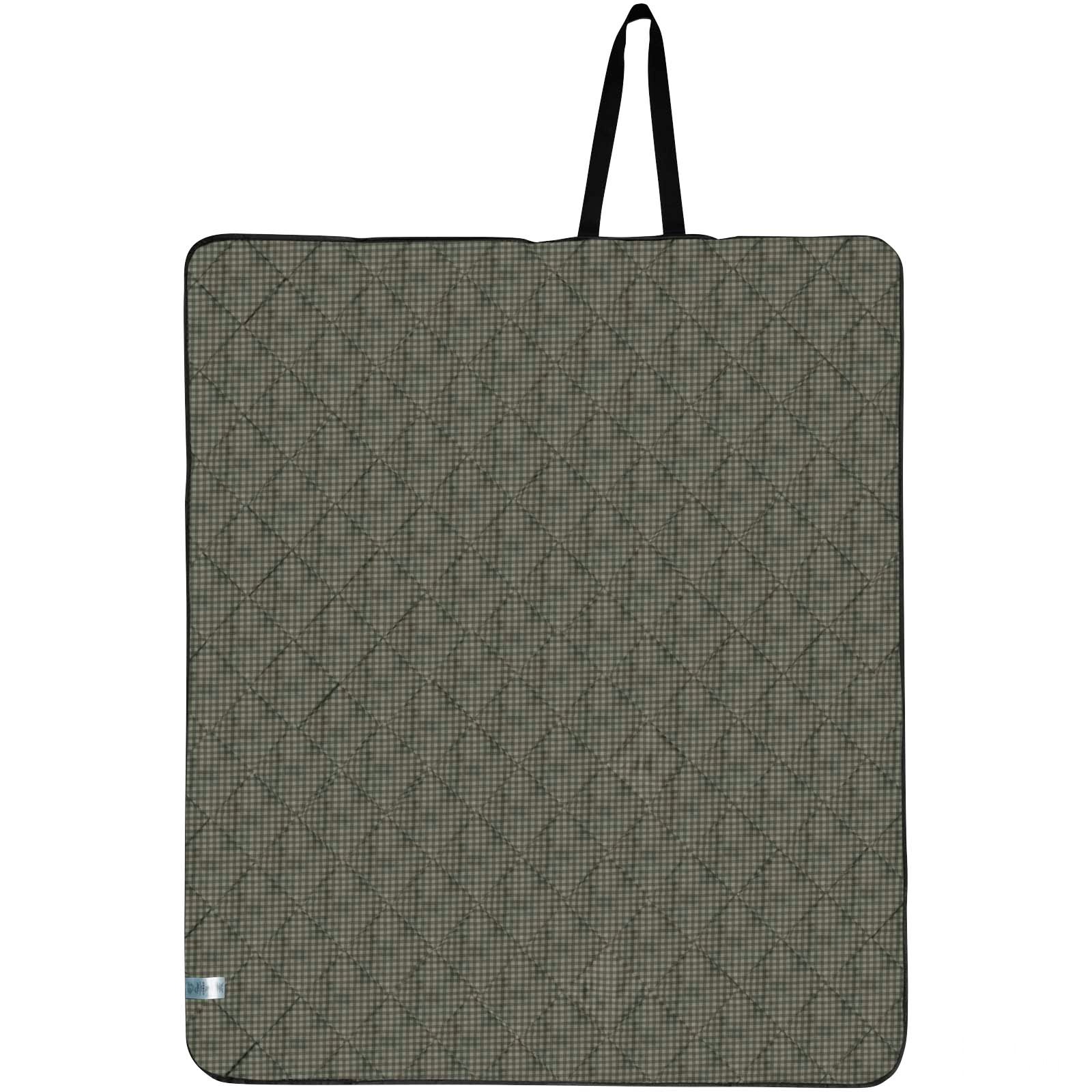 Clary picknickfilt av GRS-återvunnen polyester - Skogsgrön, framsida