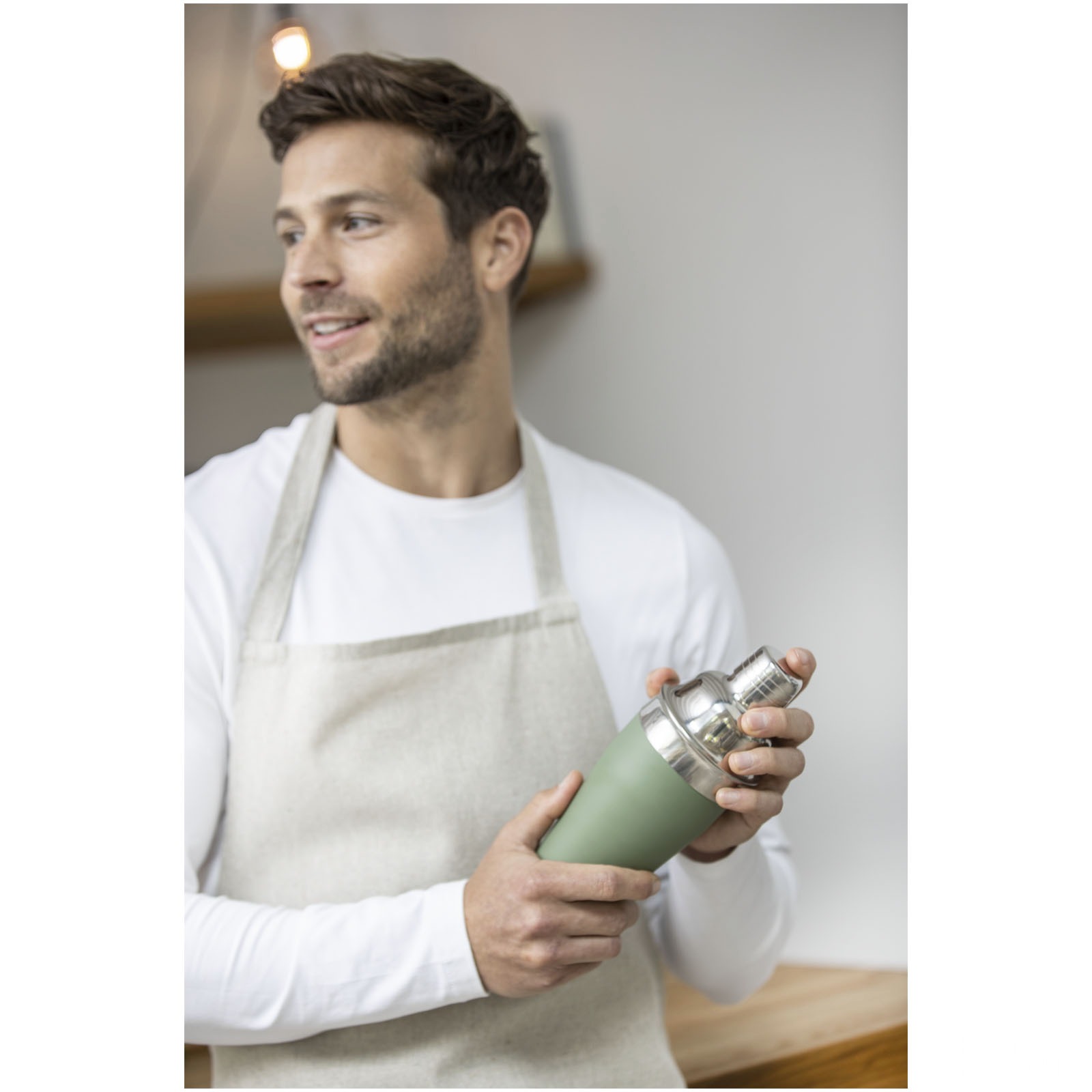 Gaudie cocktailshaker i återvunnet rostfritt stål