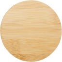 Leona 350 ml glasskrus med bambuslokk og logo - bilde 1