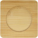 Manti två stycken 350 ml glaskopp med dubbelvägg och underlägg av bambu  - bild 3