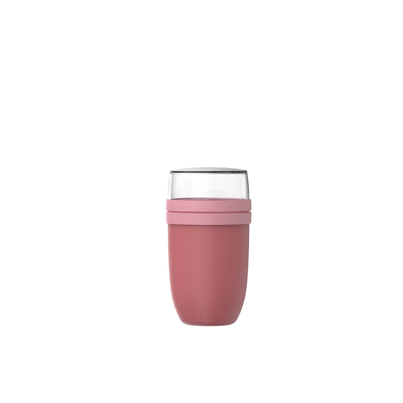 Mepal Ellipse 750 + 300 ml isolerad matlåda - Mauve, framsida