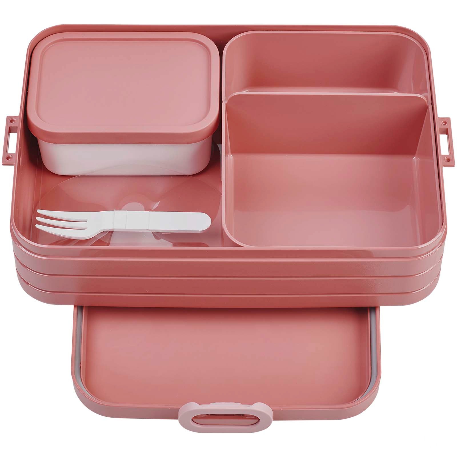 Mepal Take a Break stor Bento-lunchlåda, 1500 ml - Rosa med tryck