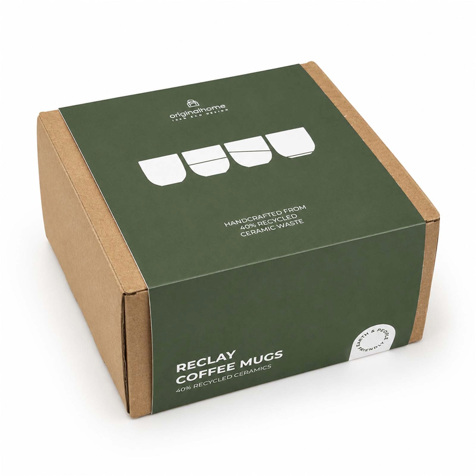 Originalhome Reclay 150 ml kaffemuggsset
