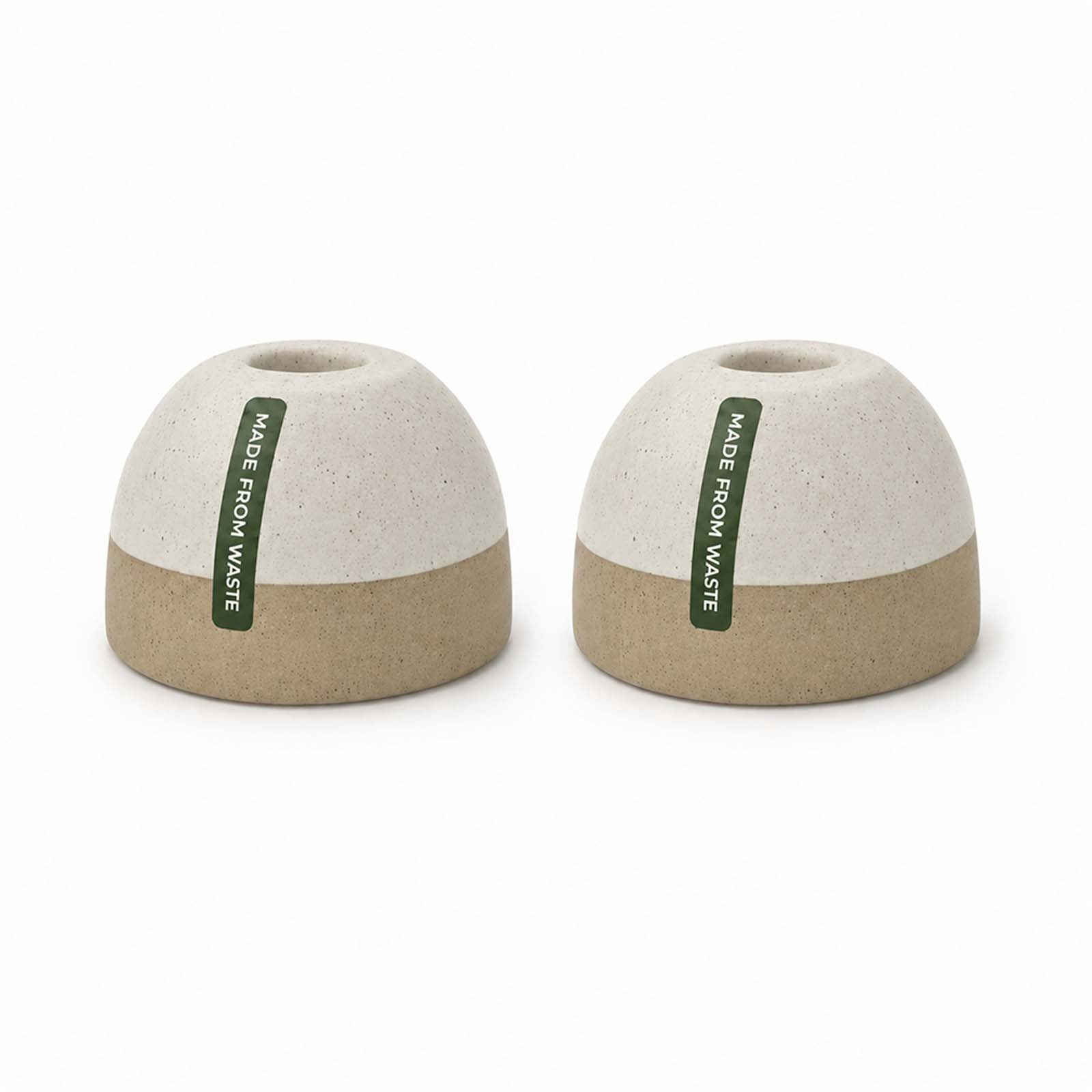 Originalhome ReClay set med ljusstakar