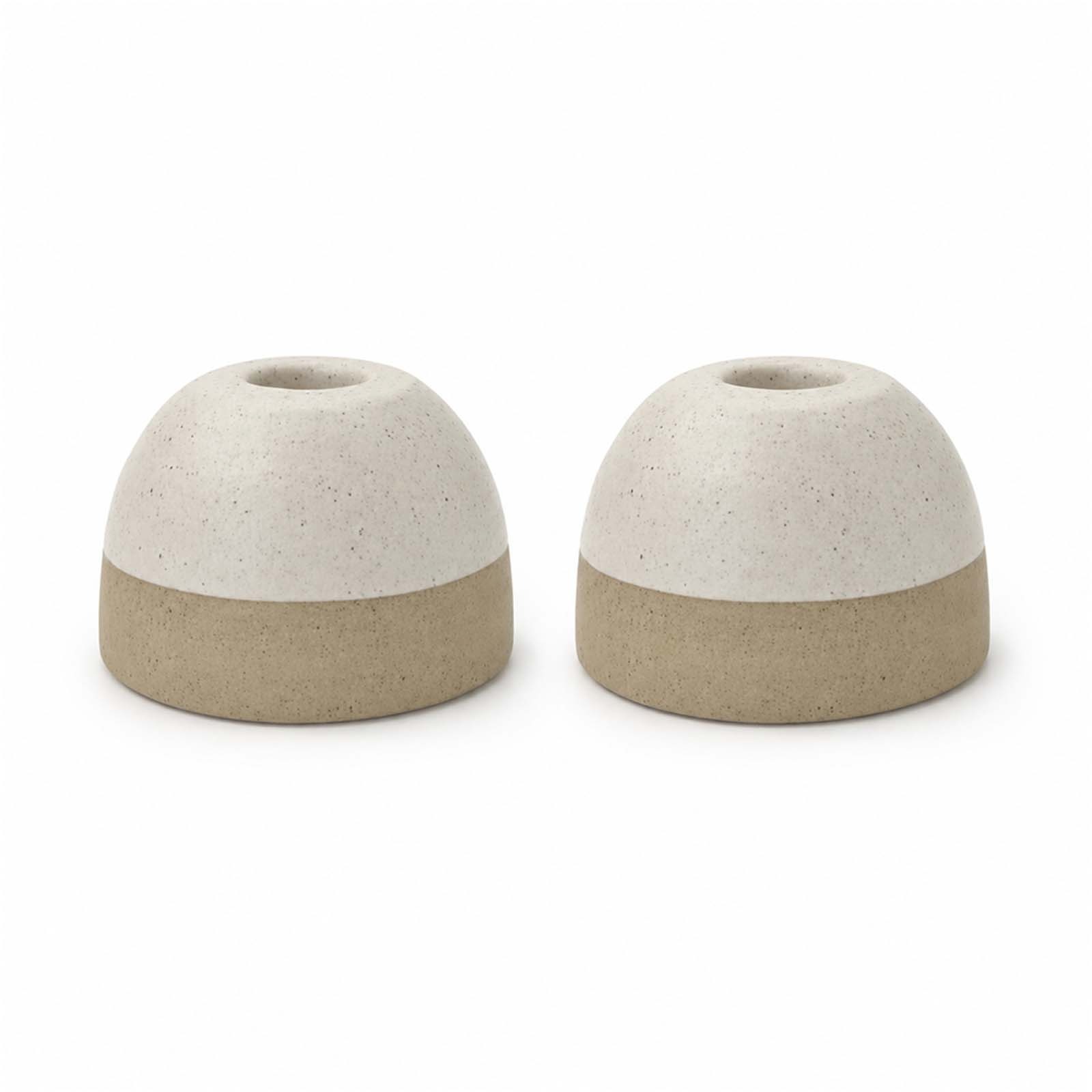 Originalhome ReClay set med ljusstakar - Vit, framsida