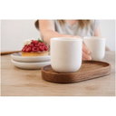 Originalhome Set med oval träbricka och keramikmuggar 150 ml - bild 2