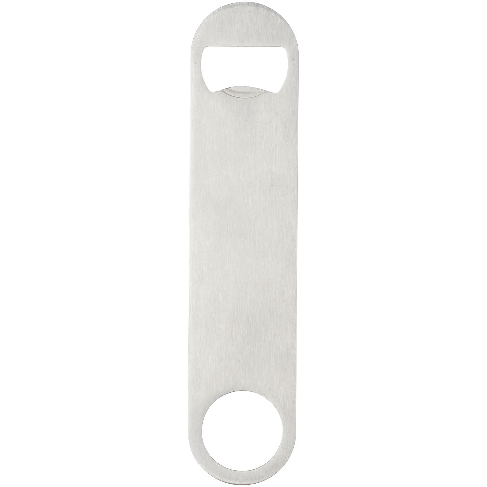 Paddle flaskeåpner med logo - Silver, forside