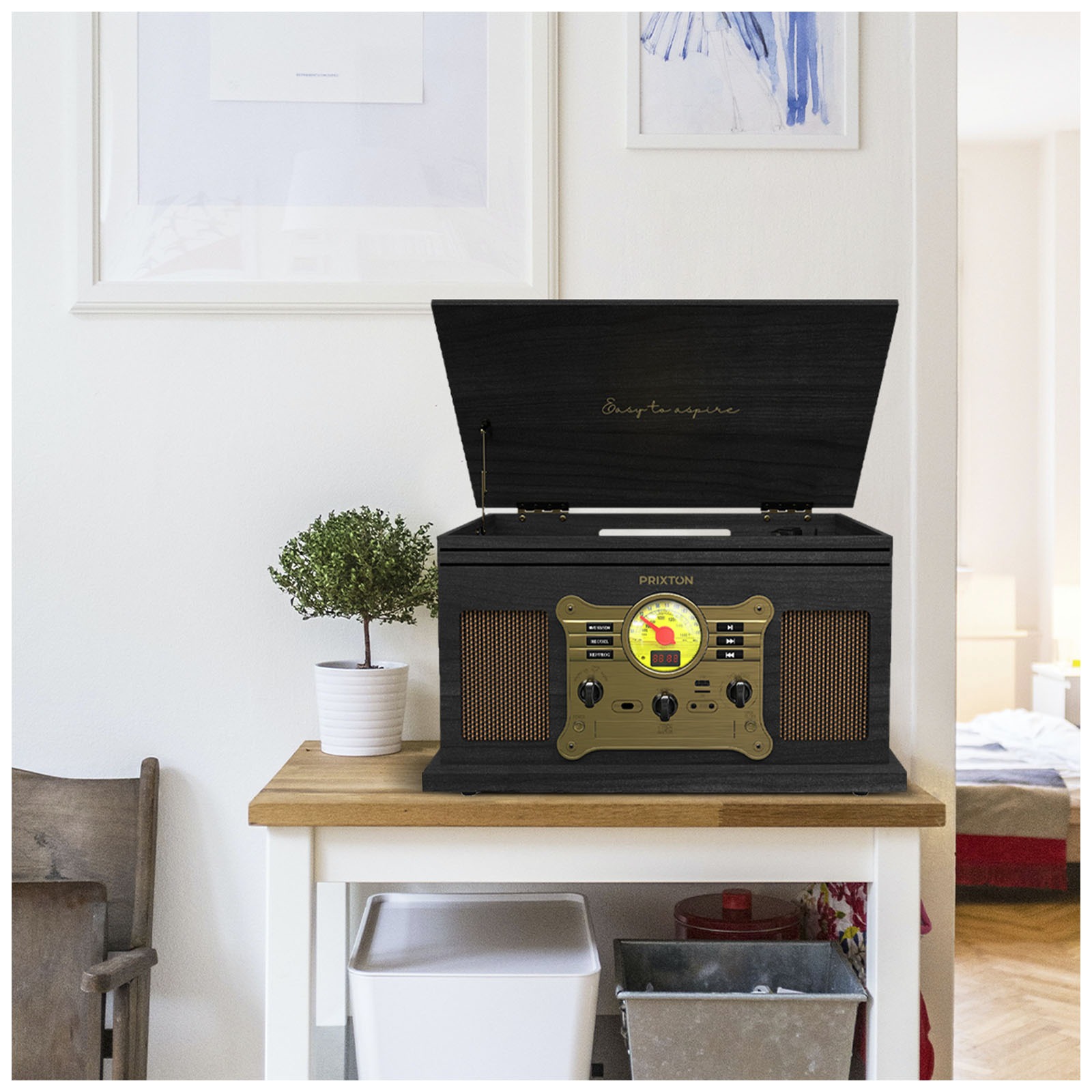 Prixton Century vinylspiller og musikkspiller