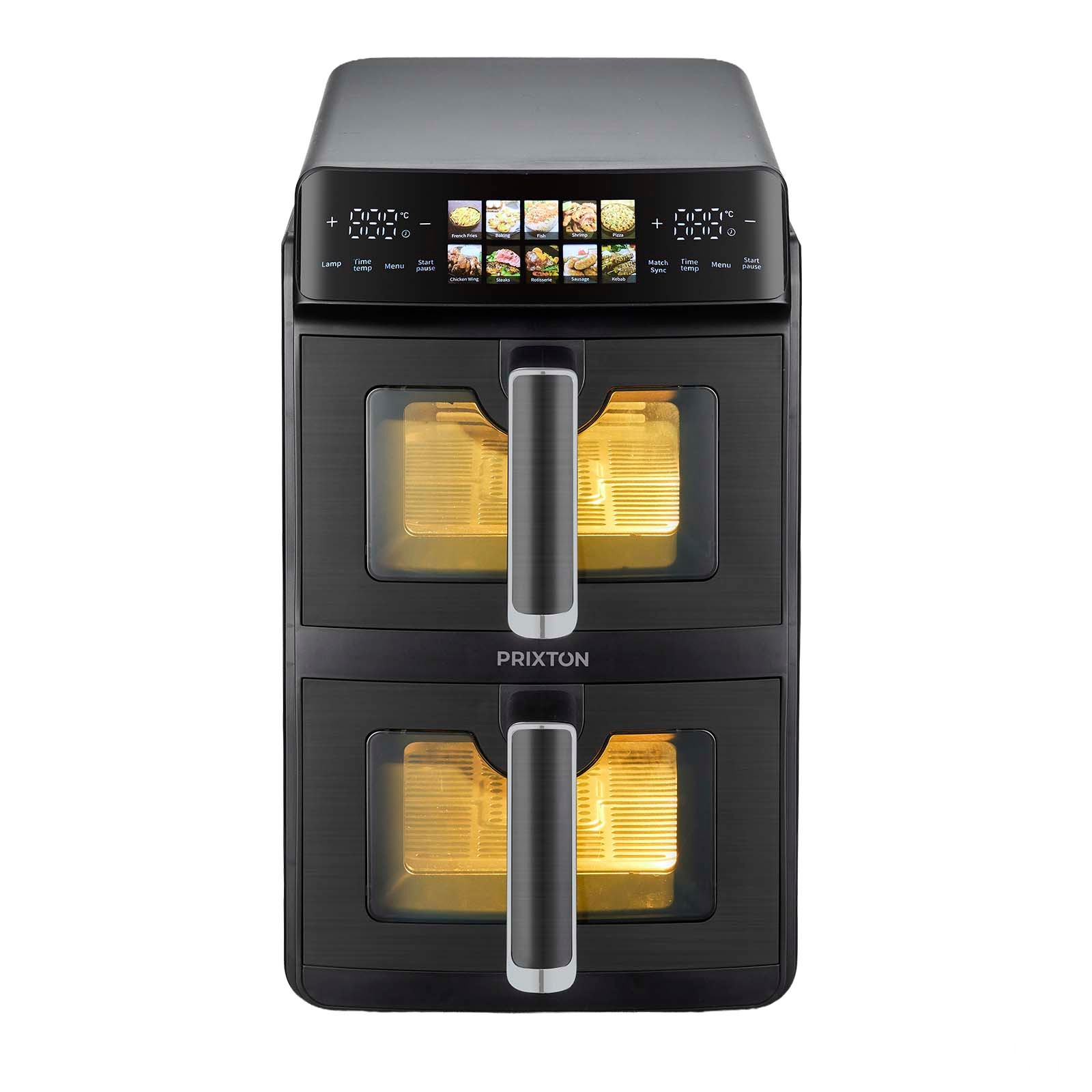 Prixton Cook Organics 10L vertikal frityrkoker - Svart, forside