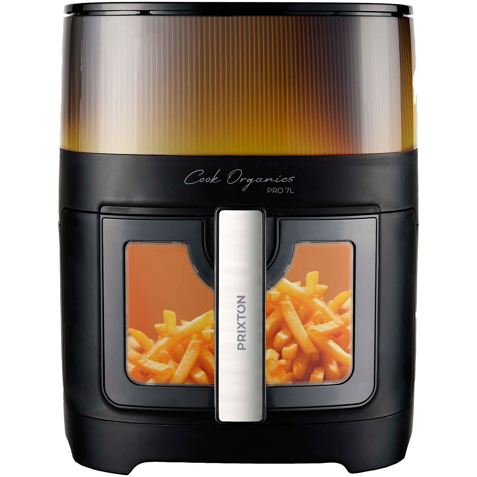 Prixton Cook Organics airfryer på 7 liter - Svart, forside