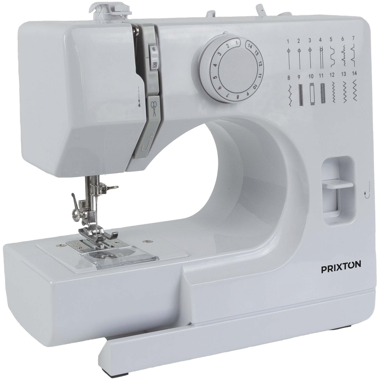 Prixton P115 sewing machine - Vit with custom print
