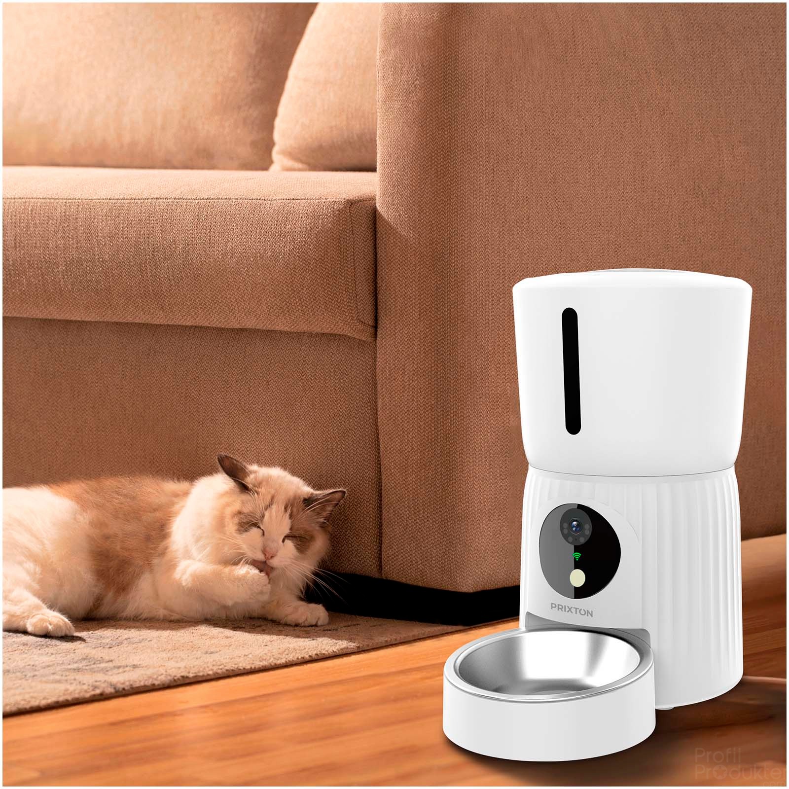 Prixton smart automatic pet feeder with wifi