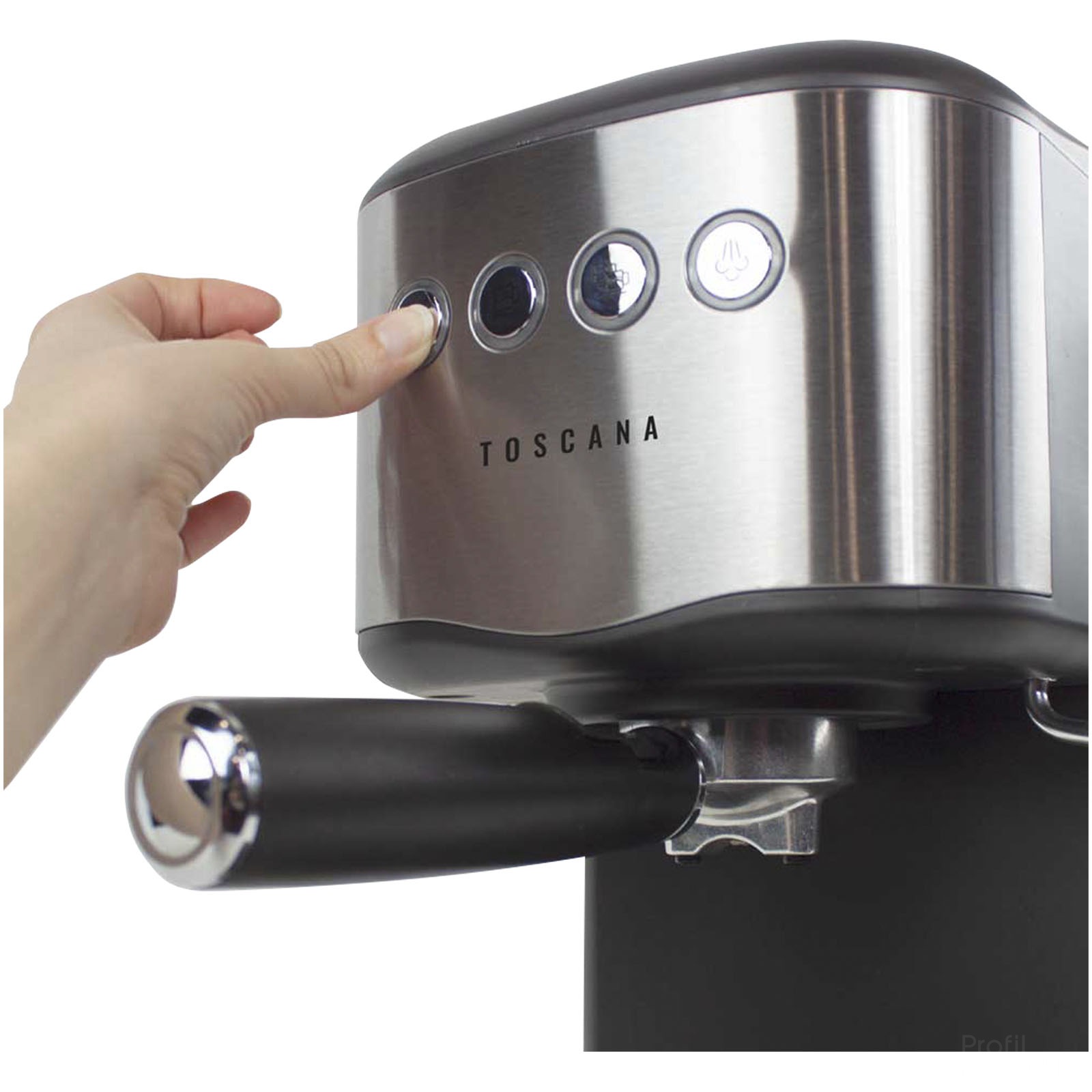 Prixton Toscana espressomaskin og kaffetrakter