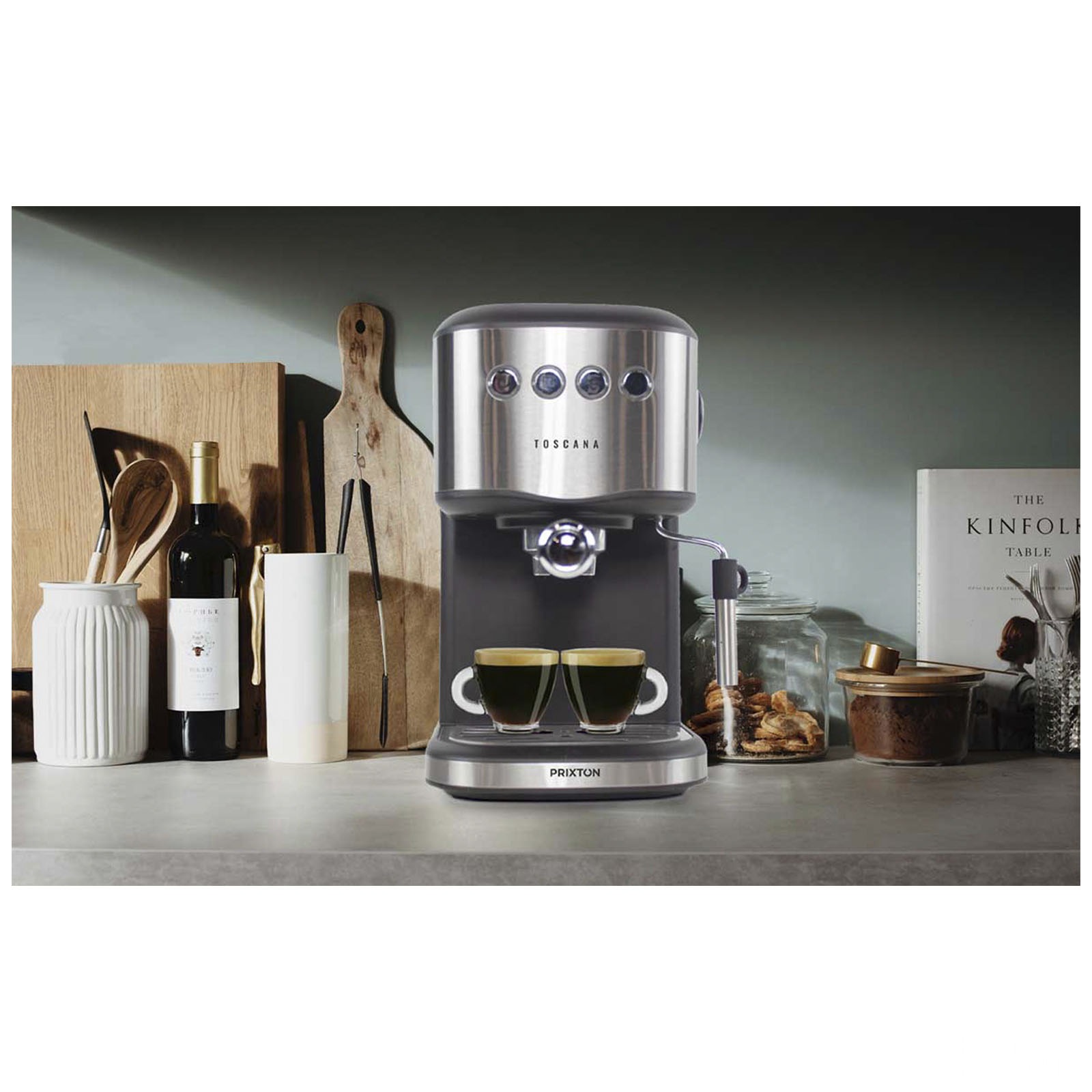 Prixton Toscana espressomaskin og kaffetrakter