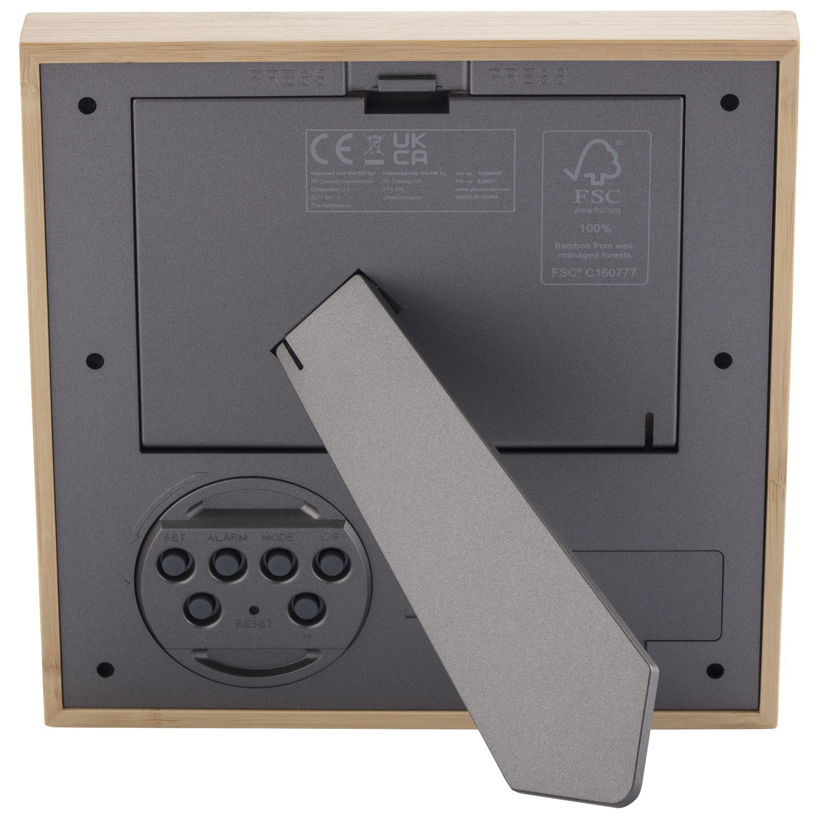 Sasa fotoram med termometer i bambu