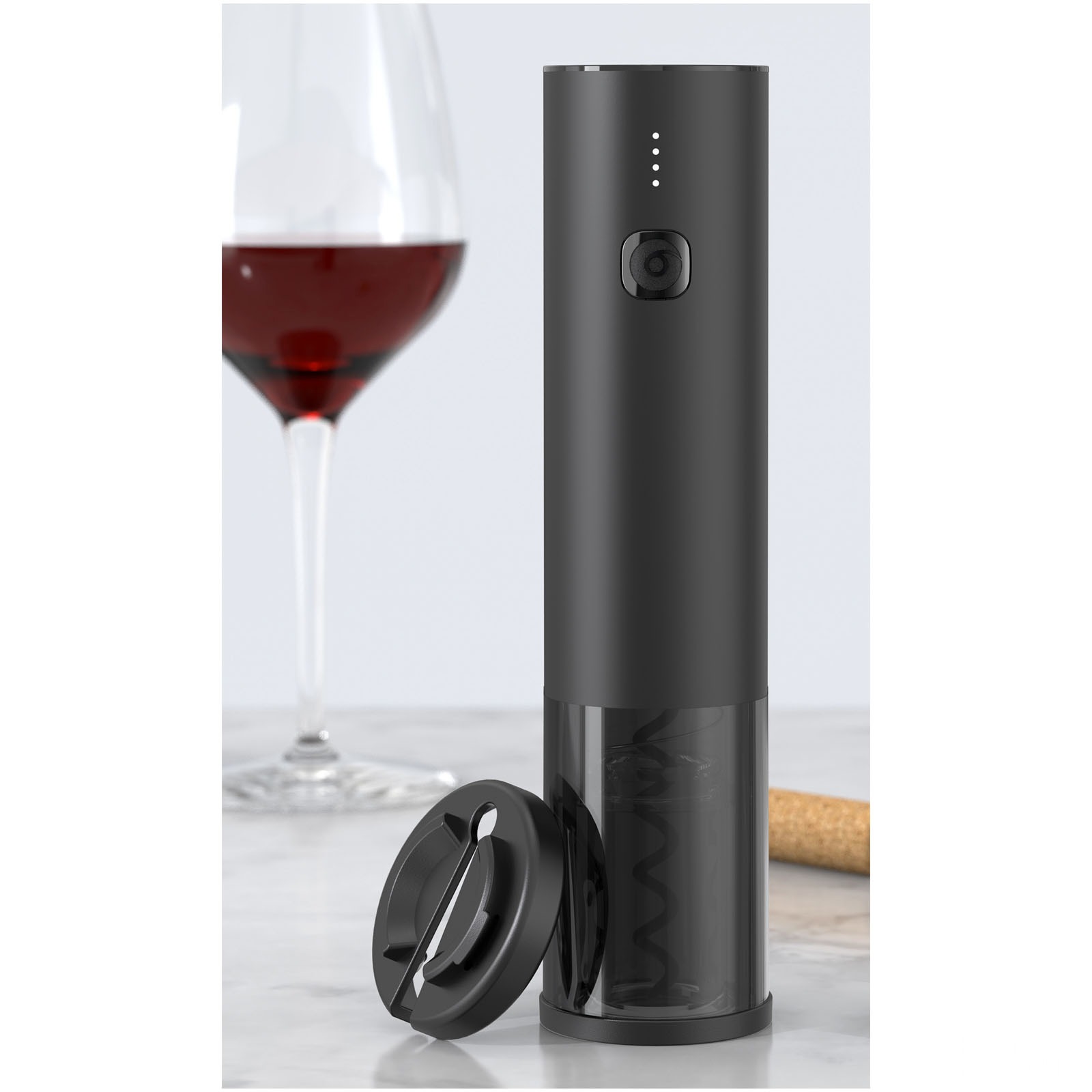 SCX.design K01 electric corkscrew with light-up logo