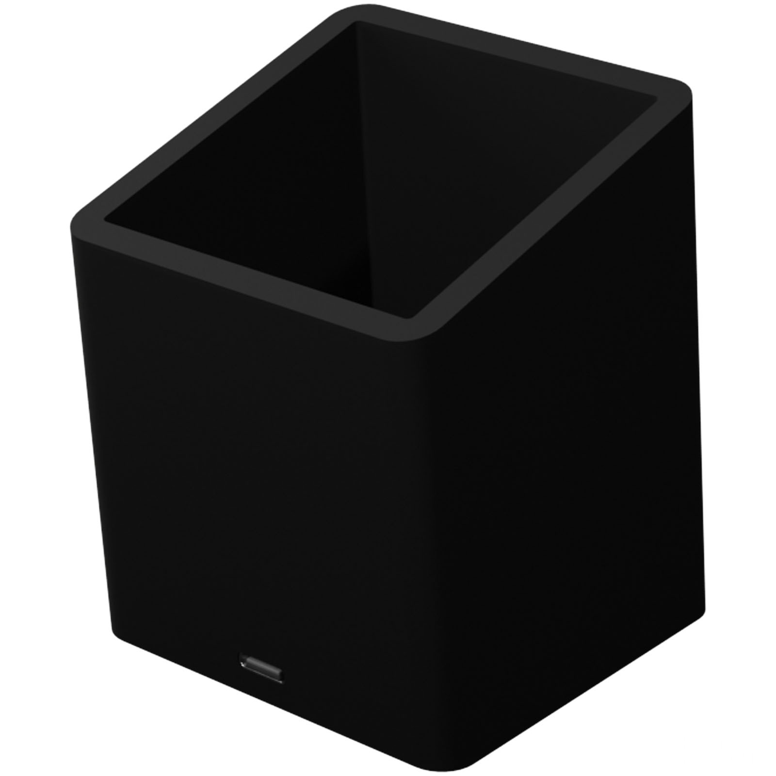 SCX.design O11 antibacterial pen holder with light-up logo and dual USB outputs