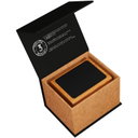 SCX.design O12 wooden pen holder with light-up logo and dual USB outputs - image 2