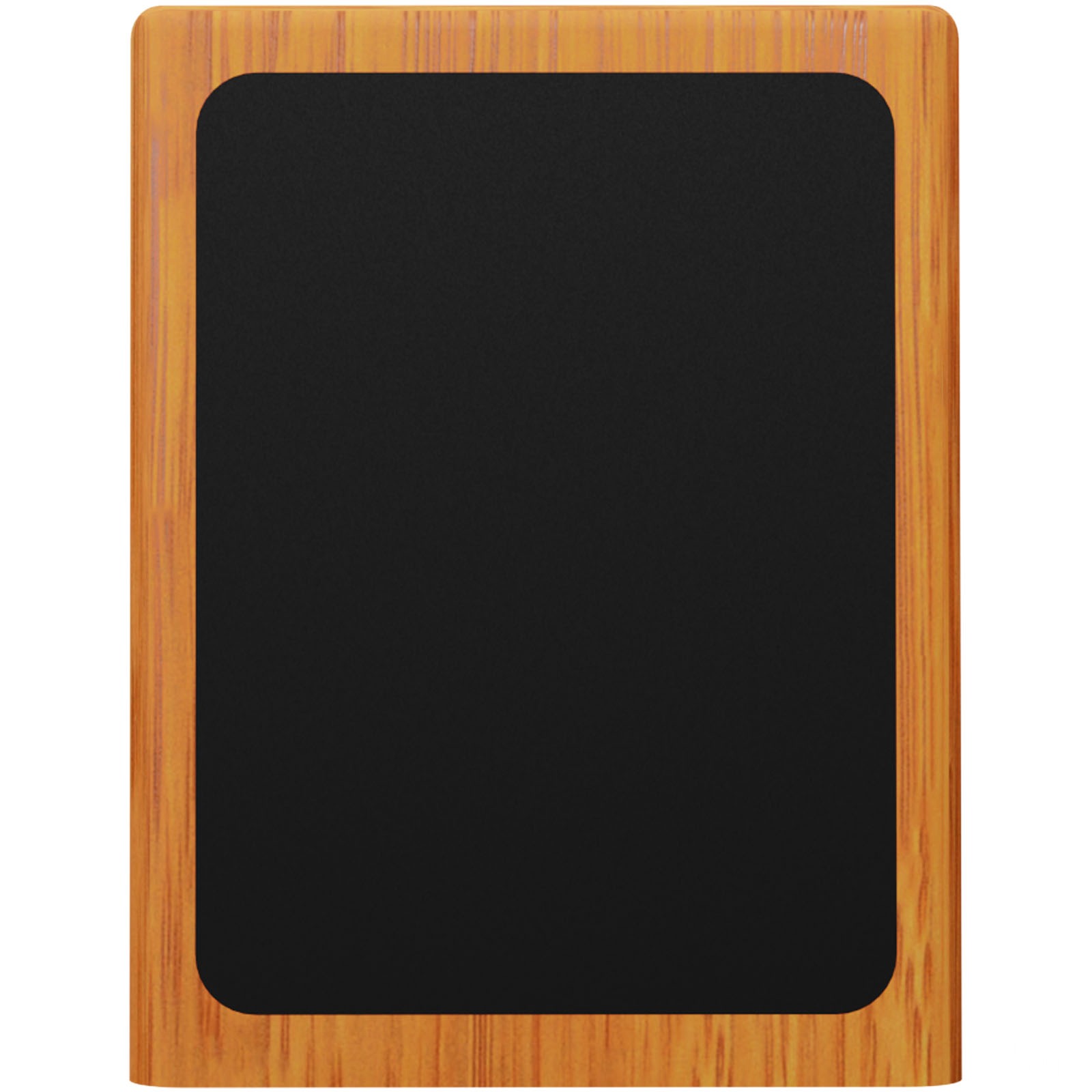 SCX.design O12 wooden pen holder with light-up logo and dual USB outputs - Trä, front view