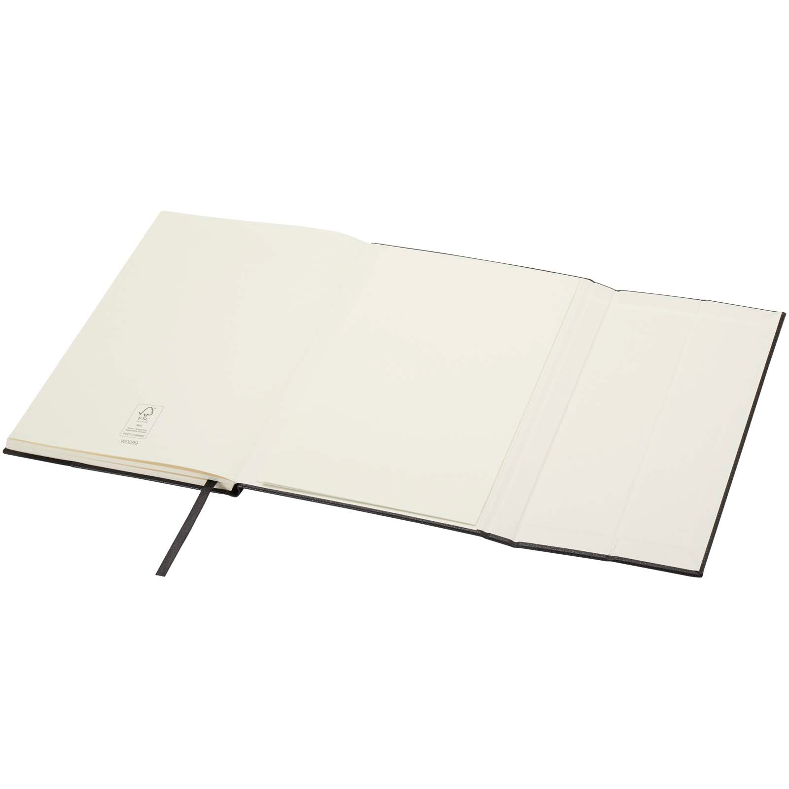 Alejandra A5 recycled plastic hard cover notebook