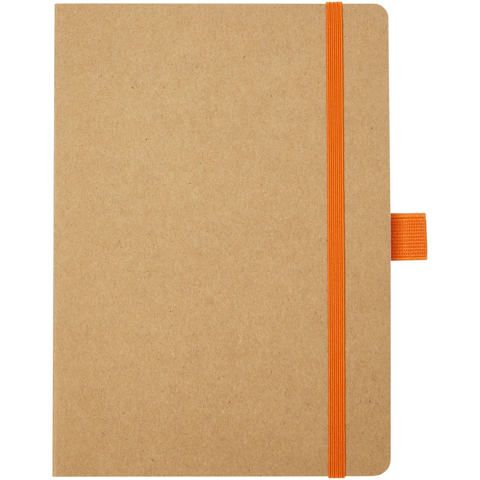 Berk anteckningsbok av återvunnet papper - Orange, framsida