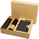 Carmen A5 hard cover notebook and ballpoint pen gift set (black ink) - image 2