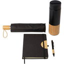 Carmen A5 hard cover notebook and ballpoint pen gift set (black ink) - image 8