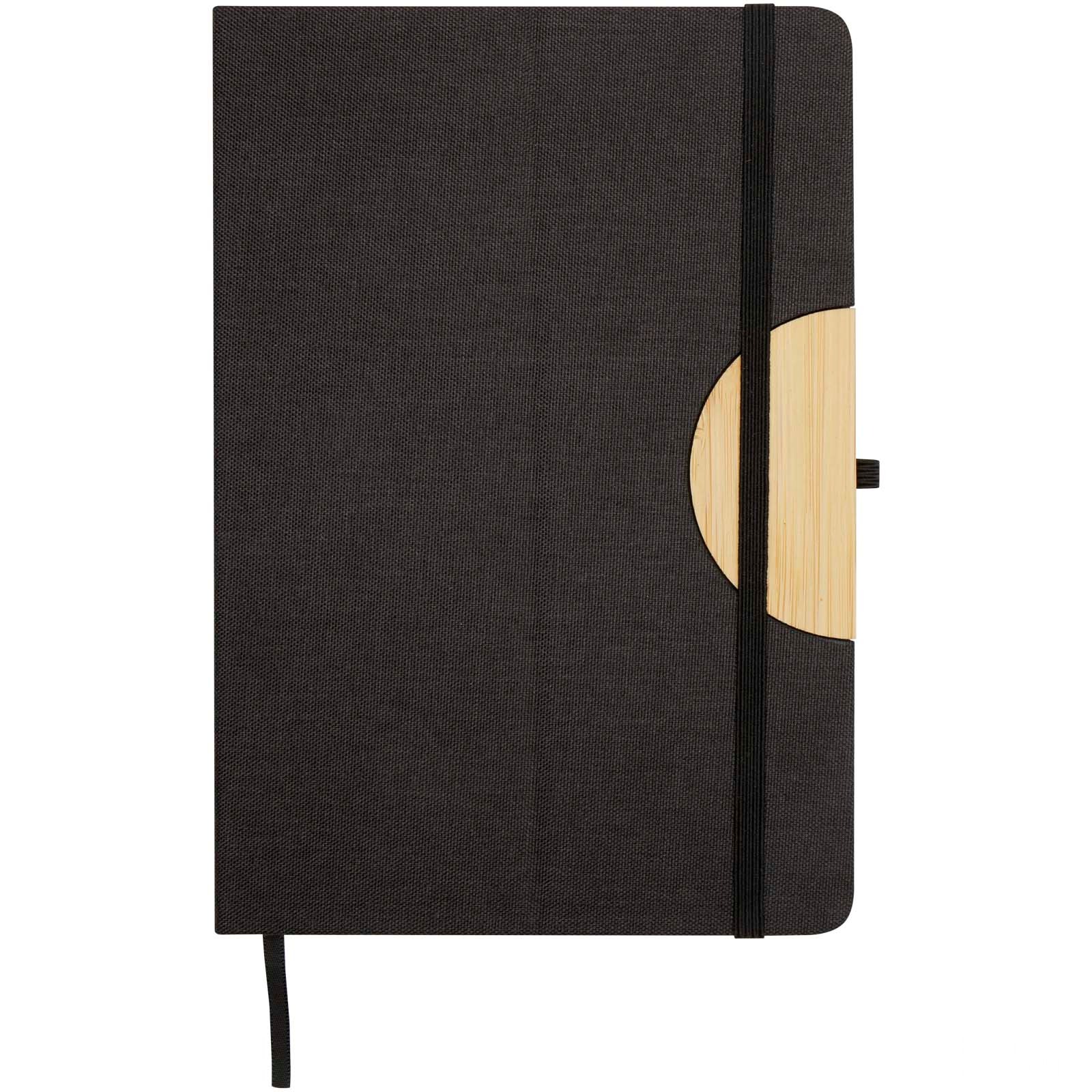Carmen A5 hard cover notebook and ballpoint pen gift set (black ink)