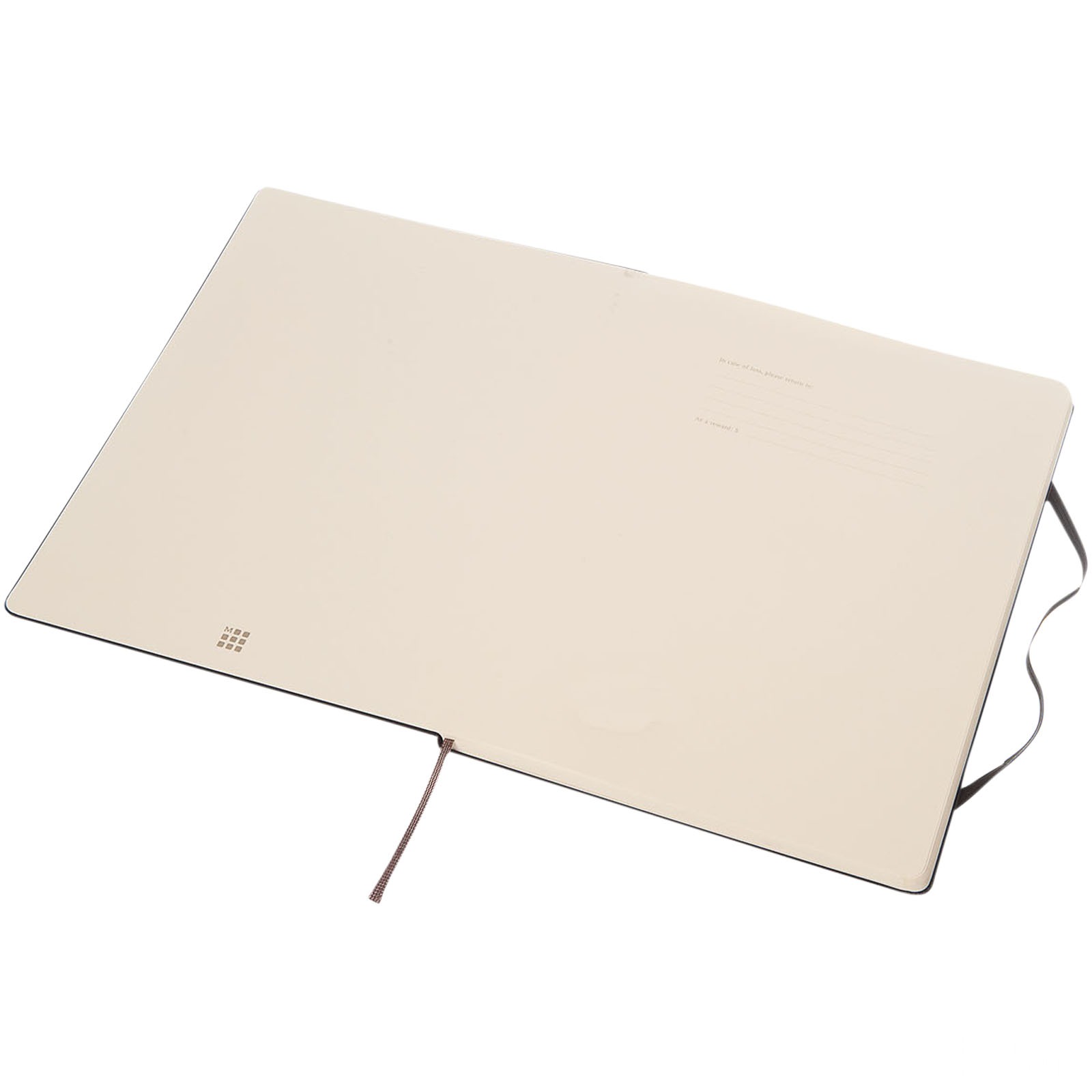 Classic XL av inbunden anteckningsbok, blankt papper