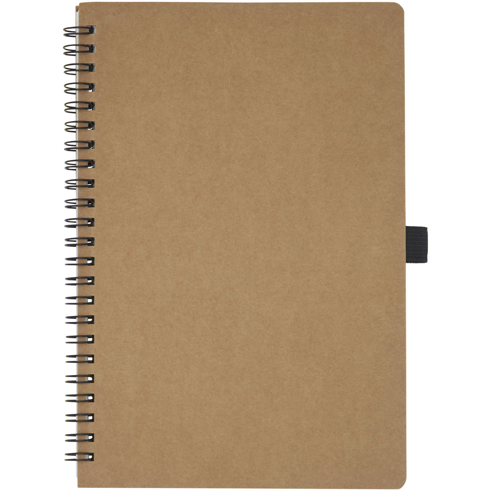 Cobble A5 wire-o recycled cardboard notebook with stone paper